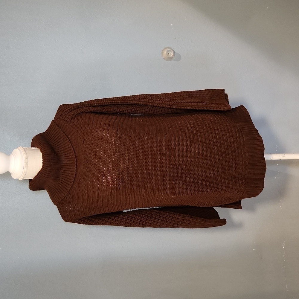 Vintage Boston Associates 90's Chunckyslouchy Cowlneck Wide Bell Sleeves Sweater